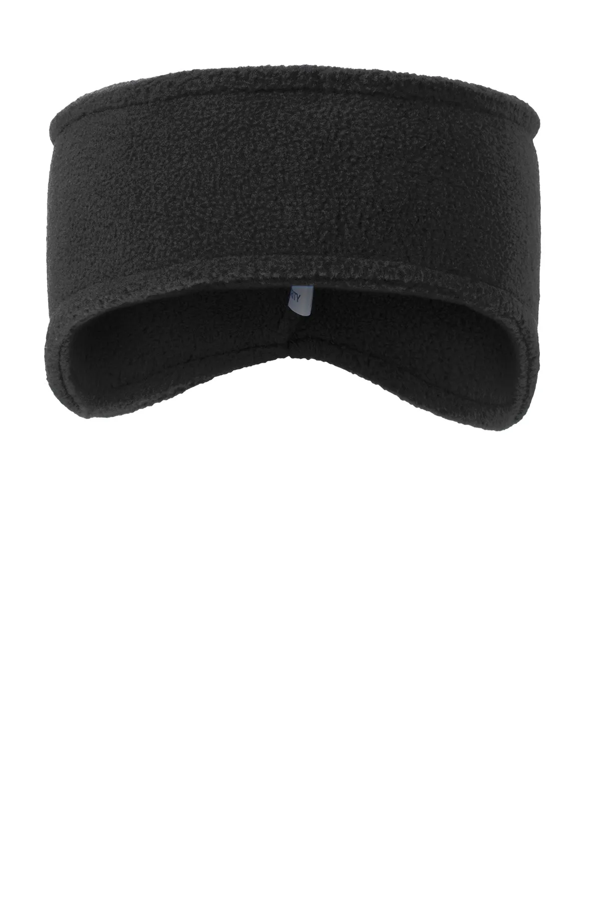 Port Authority R-Tek Stretch Fleece Customized Headbands, Black