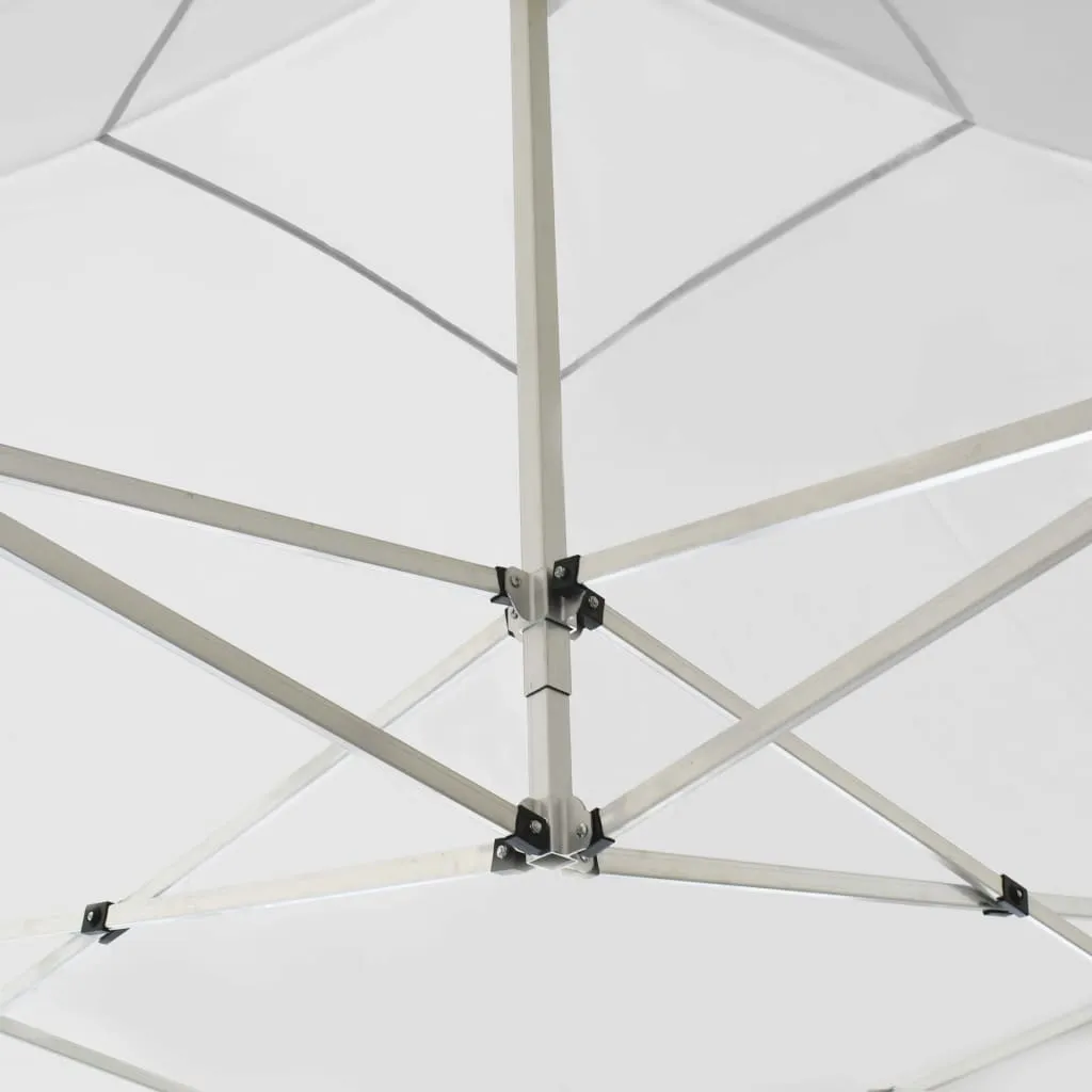 Professional Folding Party Tent with Walls Aluminium 2x2 m White