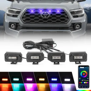Roxmad RGB LED Raptor Lights For 2020-2023 Toyota Tacoma