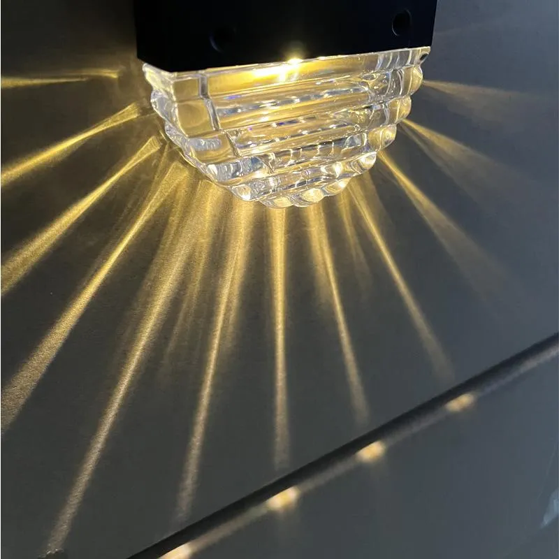 Solar Deck Lights, Outdoor Lighting Backyard Deck Decor Outdoor Step Lights Garden Post Fence