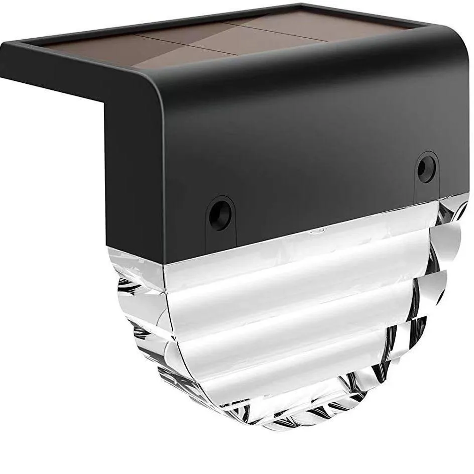 Solar Deck Lights, Outdoor Lighting Backyard Deck Decor Outdoor Step Lights Garden Post Fence