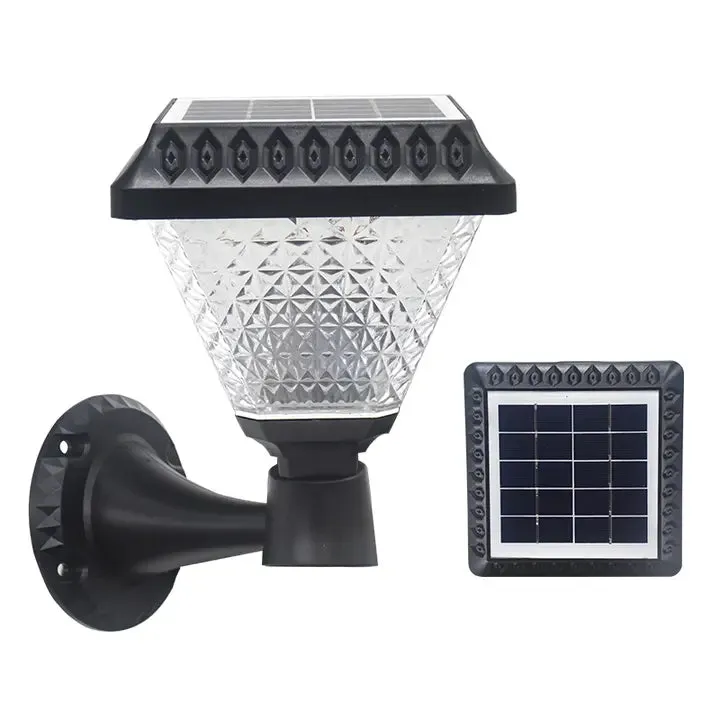 Solar Wall Lights For Home, Garden Outdoor Waterproof Compound Fence LED Lamp Multicolor with Remote