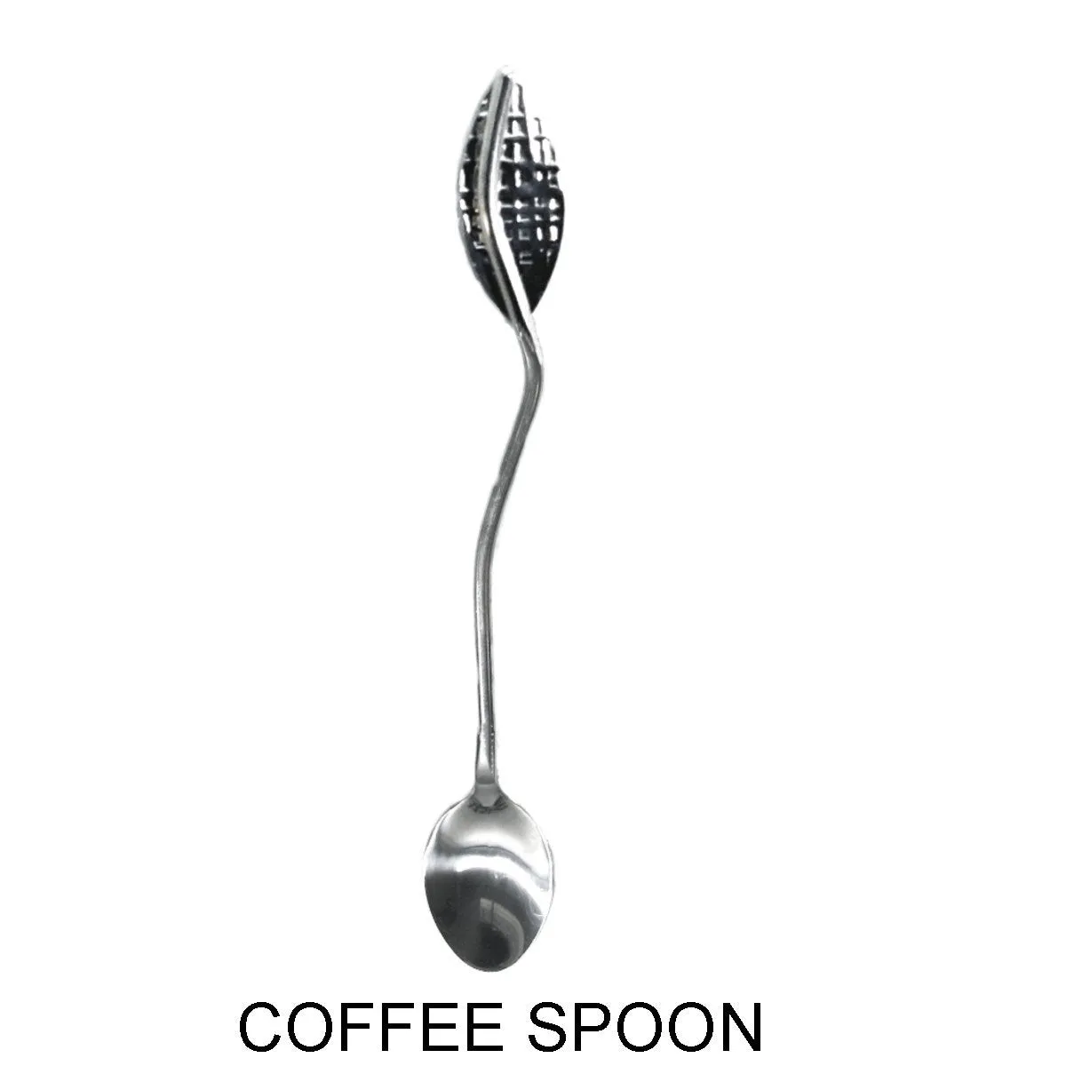 Stainless Steel Kitchen and Serving Utensils Three Piece Set Large Coffee Scoop Coffee Spoon and Honey Dipper by Metallic Evolution