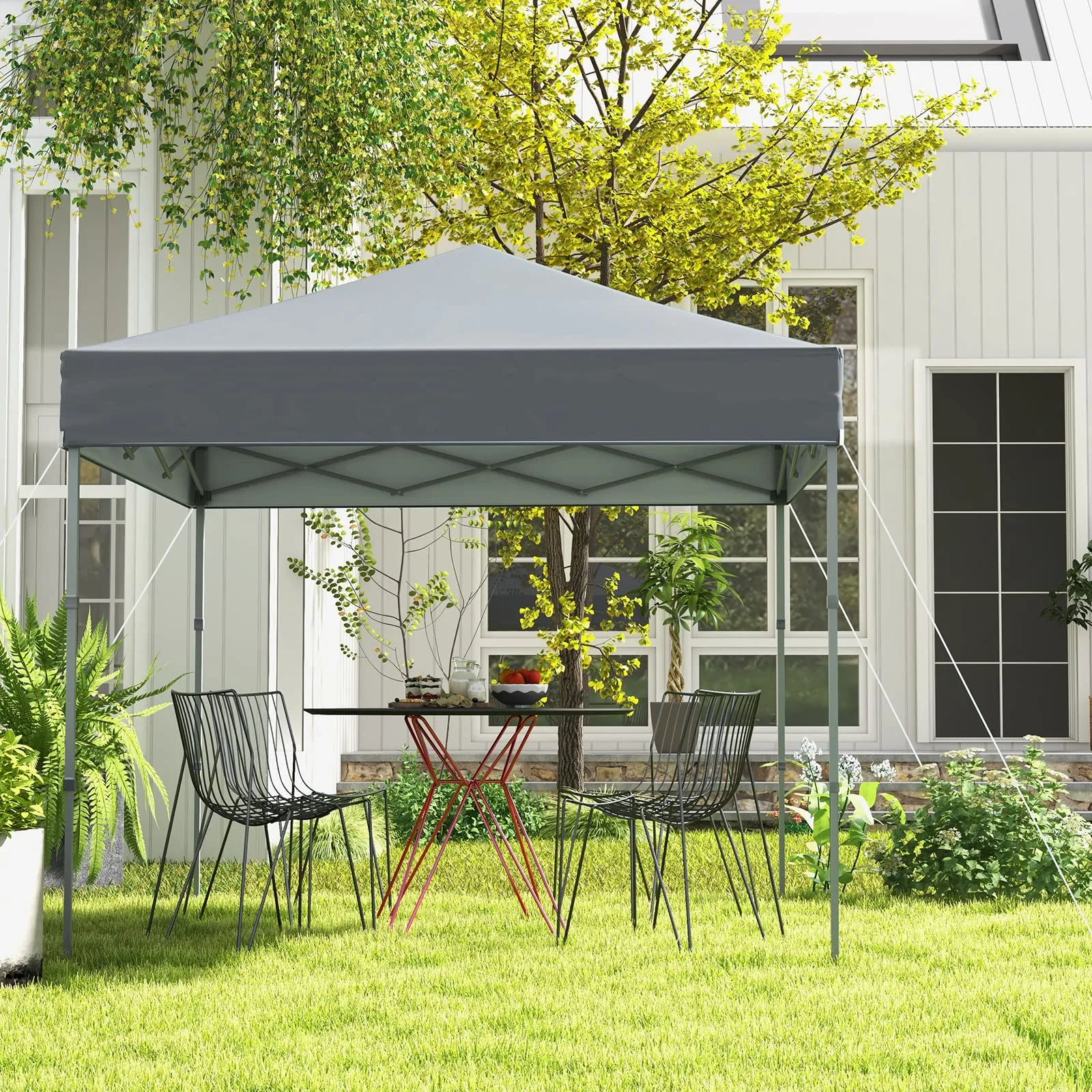 Tangkula 6.6 ft x 6.6 ft Outdoor Pop-up Instant Canopy Tent