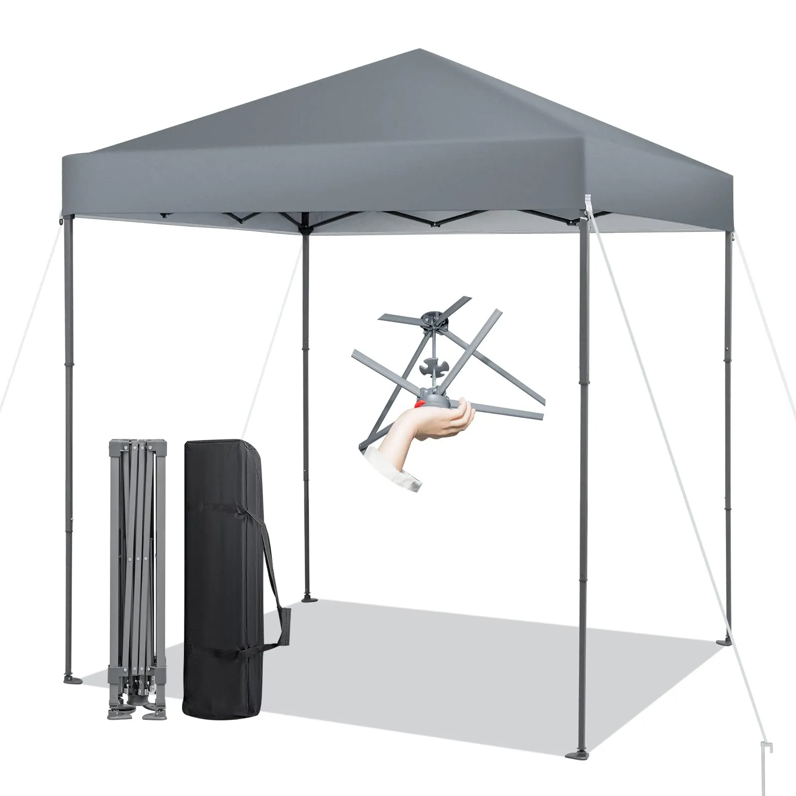 Tangkula 6.6 ft x 6.6 ft Outdoor Pop-up Instant Canopy Tent