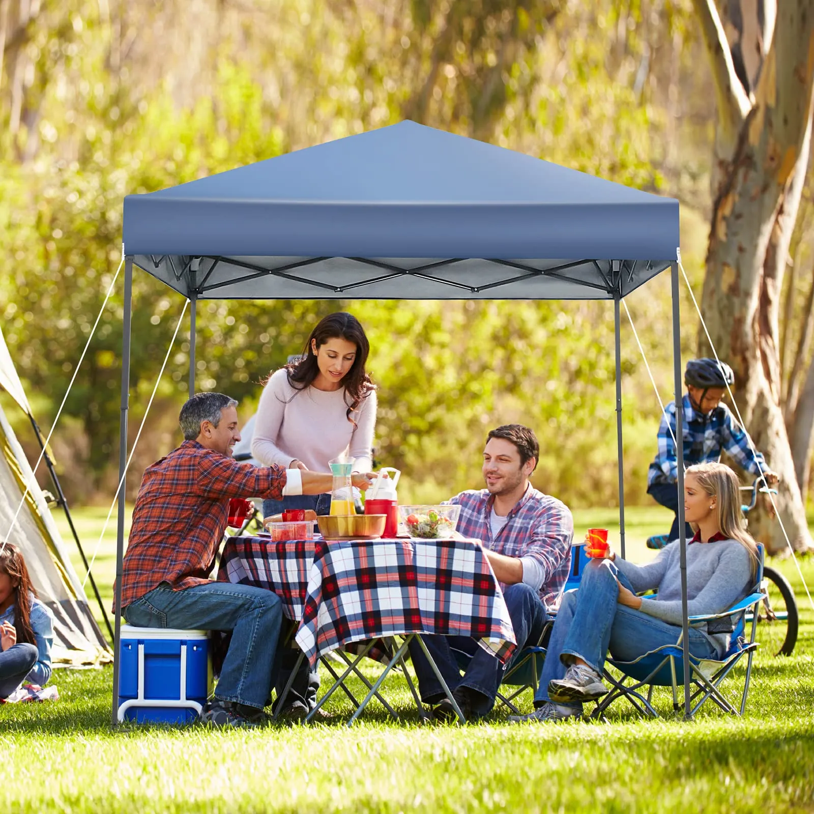 Tangkula 6.6 ft x 6.6 ft Outdoor Pop-up Instant Canopy Tent