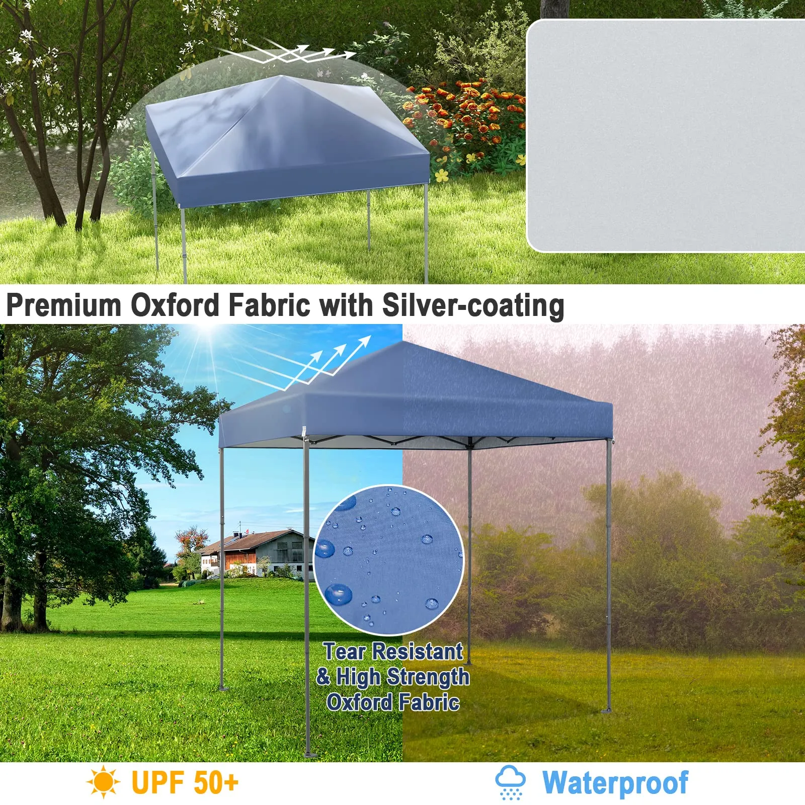 Tangkula 6.6 ft x 6.6 ft Outdoor Pop-up Instant Canopy Tent