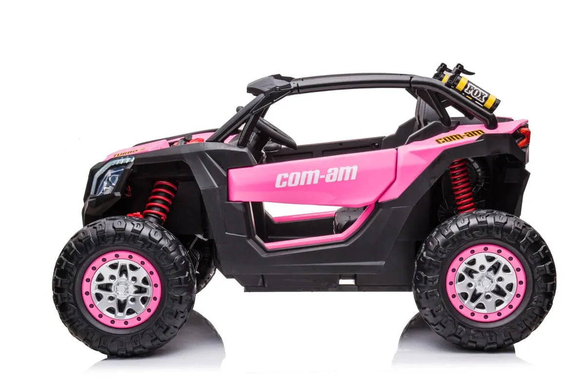 The 2025 | 24Volt UTV 2 Seater Ride on Upgraded | 4x4 | Leather Seat | Rubber Tires | Remote