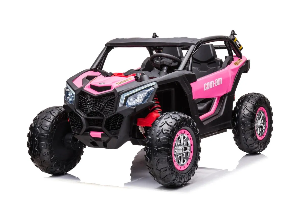 The 2025 | 24Volt UTV 2 Seater Ride on Upgraded | 4x4 | Leather Seat | Rubber Tires | Remote