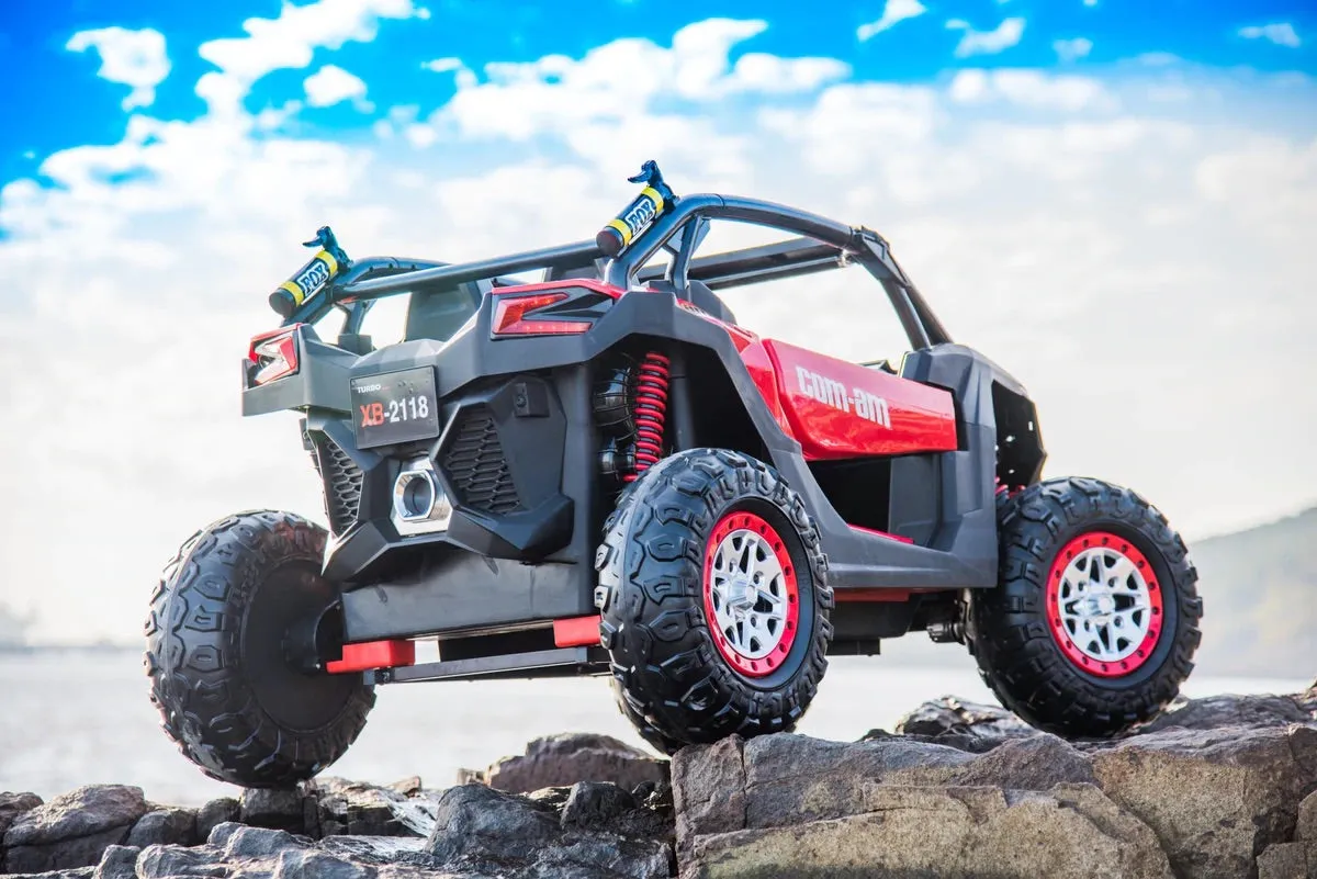 The 2025 | 24Volt UTV 2 Seater Ride on Upgraded | 4x4 | Leather Seat | Rubber Tires | Remote