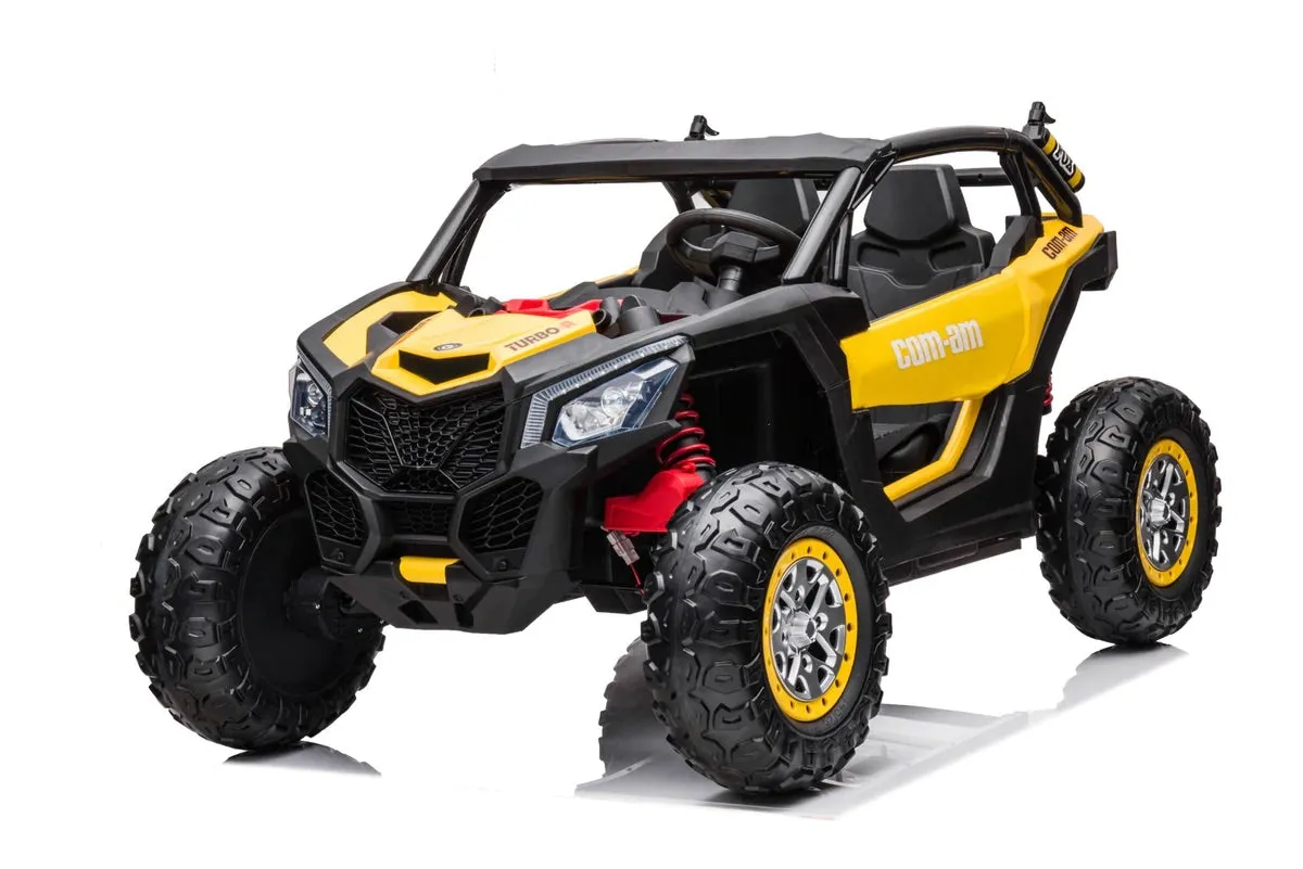 The 2025 | 24Volt UTV 2 Seater Ride on Upgraded | 4x4 | Leather Seat | Rubber Tires | Remote