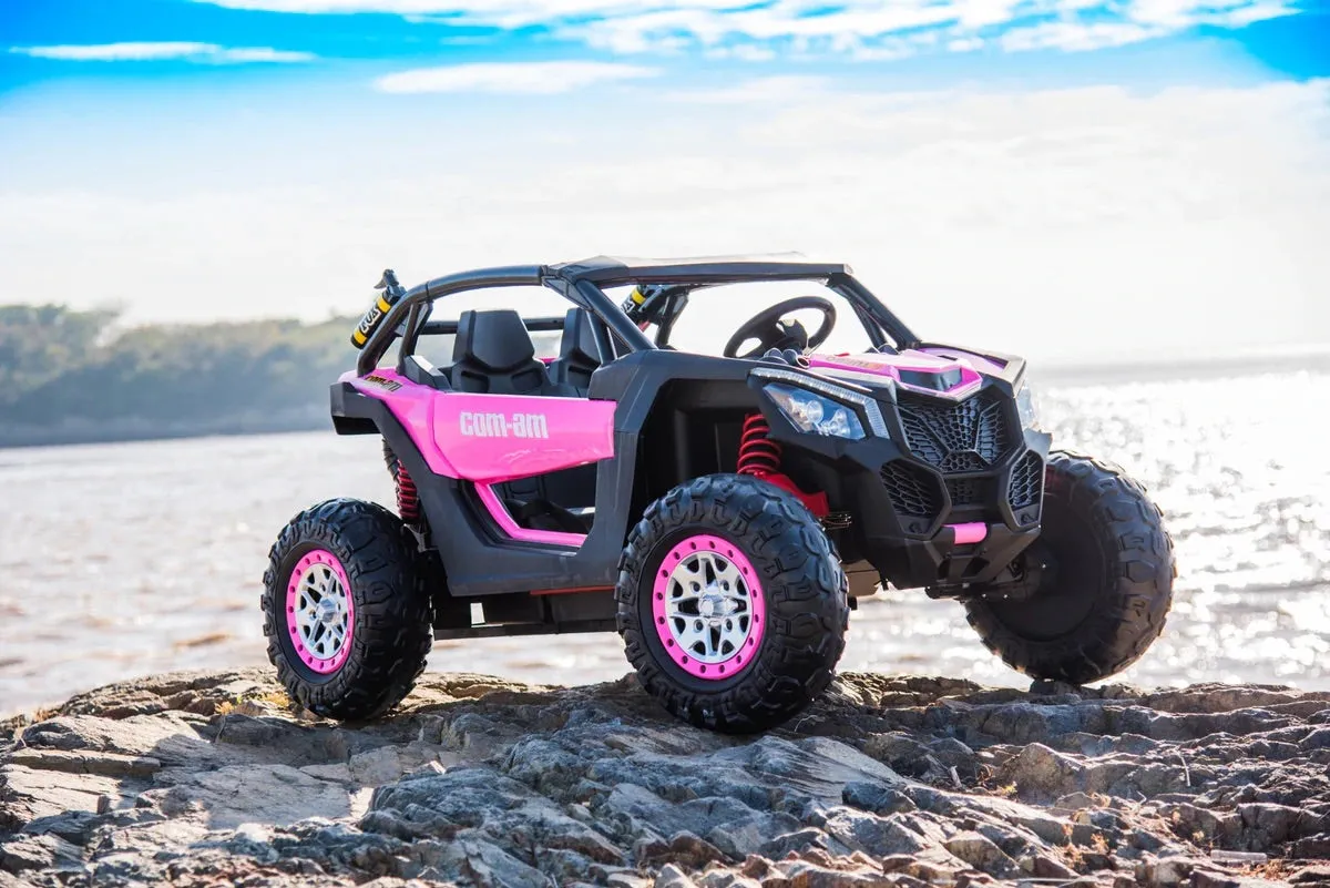 The 2025 | 24Volt UTV 2 Seater Ride on Upgraded | 4x4 | Leather Seat | Rubber Tires | Remote