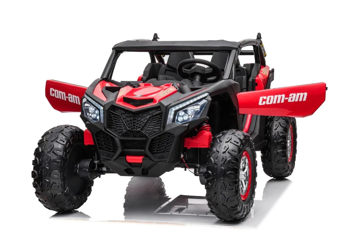 The 2025 | 24Volt UTV 2 Seater Ride on Upgraded | 4x4 | Leather Seat | Rubber Tires | Remote