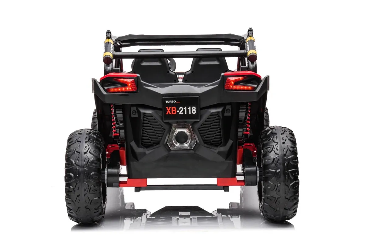 The 2025 | 24Volt UTV 2 Seater Ride on Upgraded | 4x4 | Leather Seat | Rubber Tires | Remote
