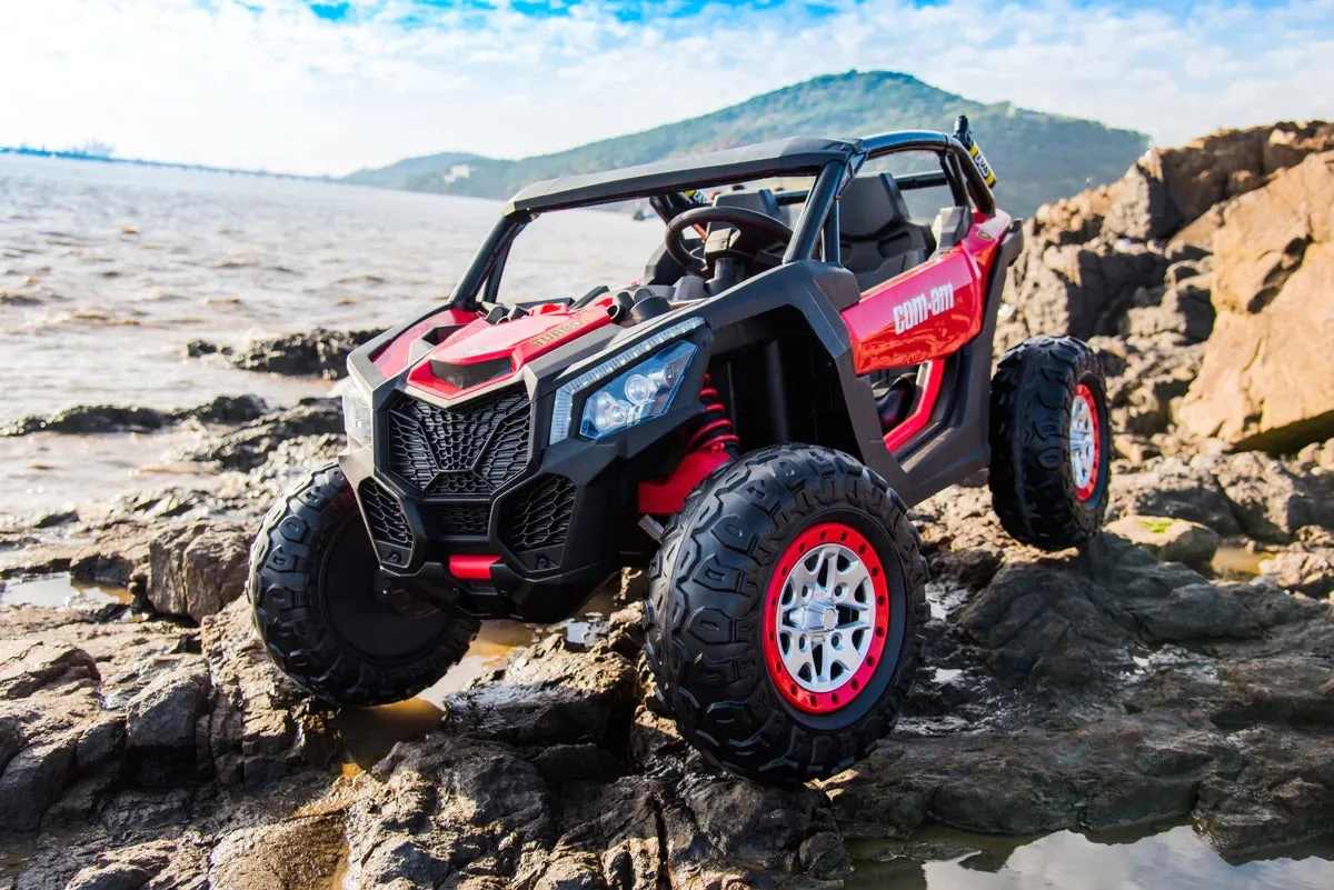 The 2025 | 24Volt UTV 2 Seater Ride on Upgraded | 4x4 | Leather Seat | Rubber Tires | Remote