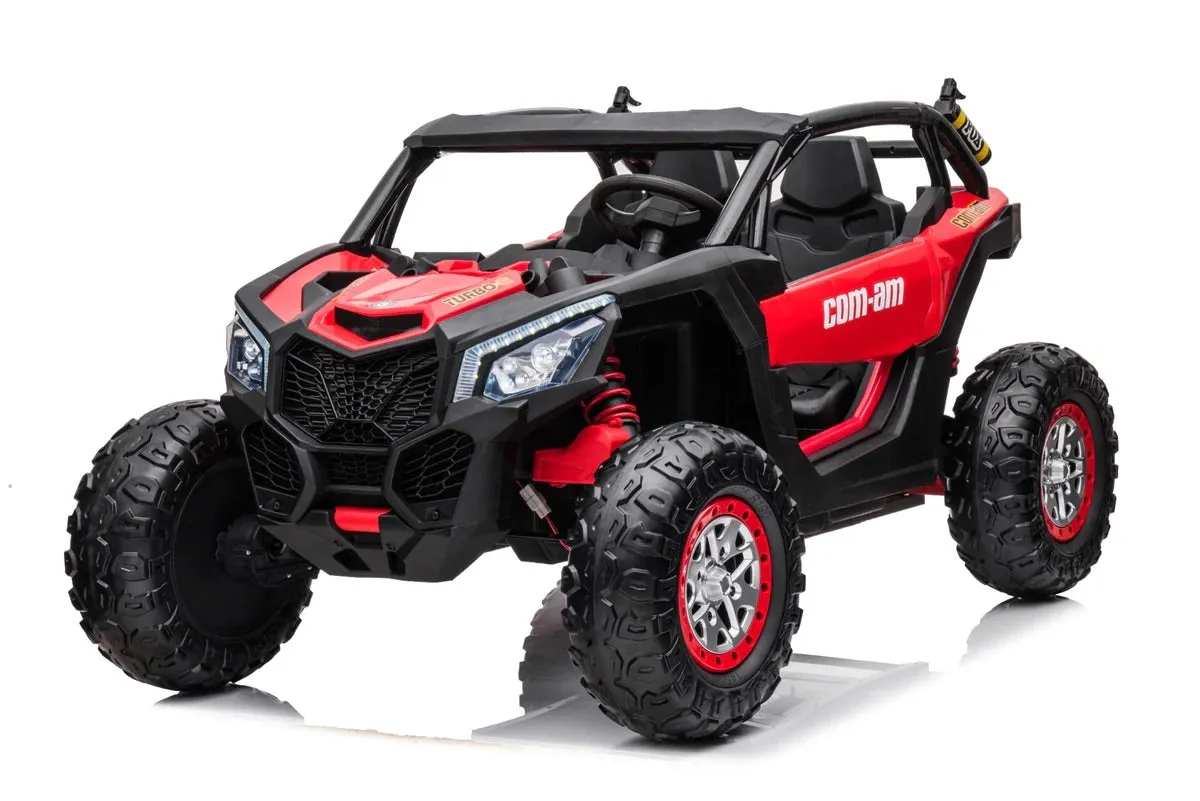 The 2025 | 24Volt UTV 2 Seater Ride on Upgraded | 4x4 | Leather Seat | Rubber Tires | Remote