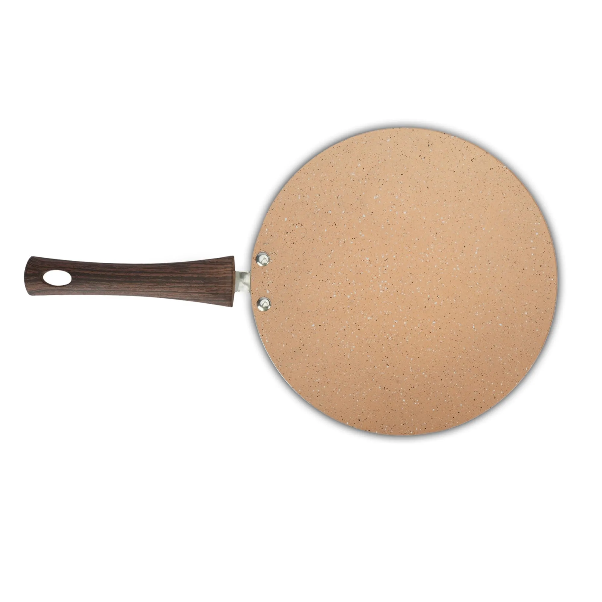 The Better Home Harmony Series Non Stick Roti Tawa with Riveted Handle | 26 cm Diameter | High Grade Aluminium | Scratch Resistant Surface | Roti Nonstick Dosa Tawa Non Stick Pan | Gold