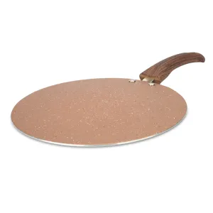 The Better Home Harmony Series Non Stick Roti Tawa with Riveted Handle | 26 cm Diameter | High Grade Aluminium | Scratch Resistant Surface | Roti Nonstick Dosa Tawa Non Stick Pan | Gold
