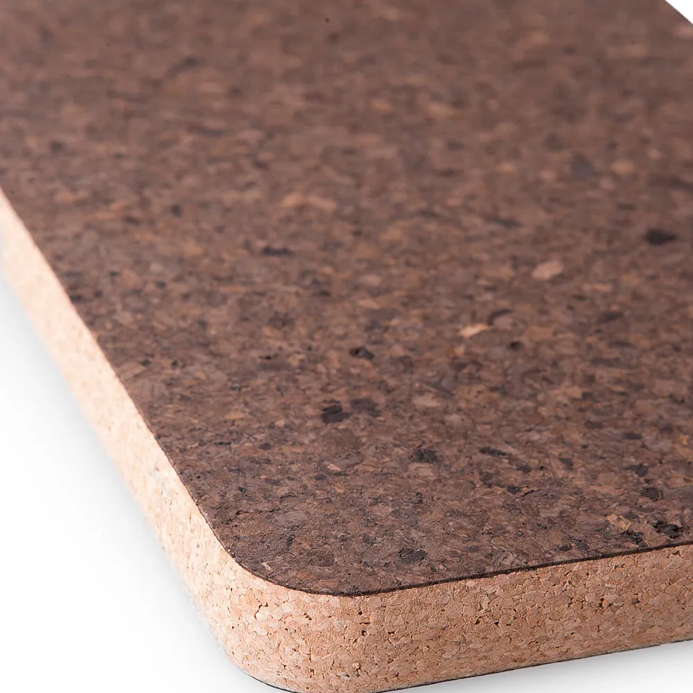 The Essential Ingredient Rectangular Cork Mat - Burnt