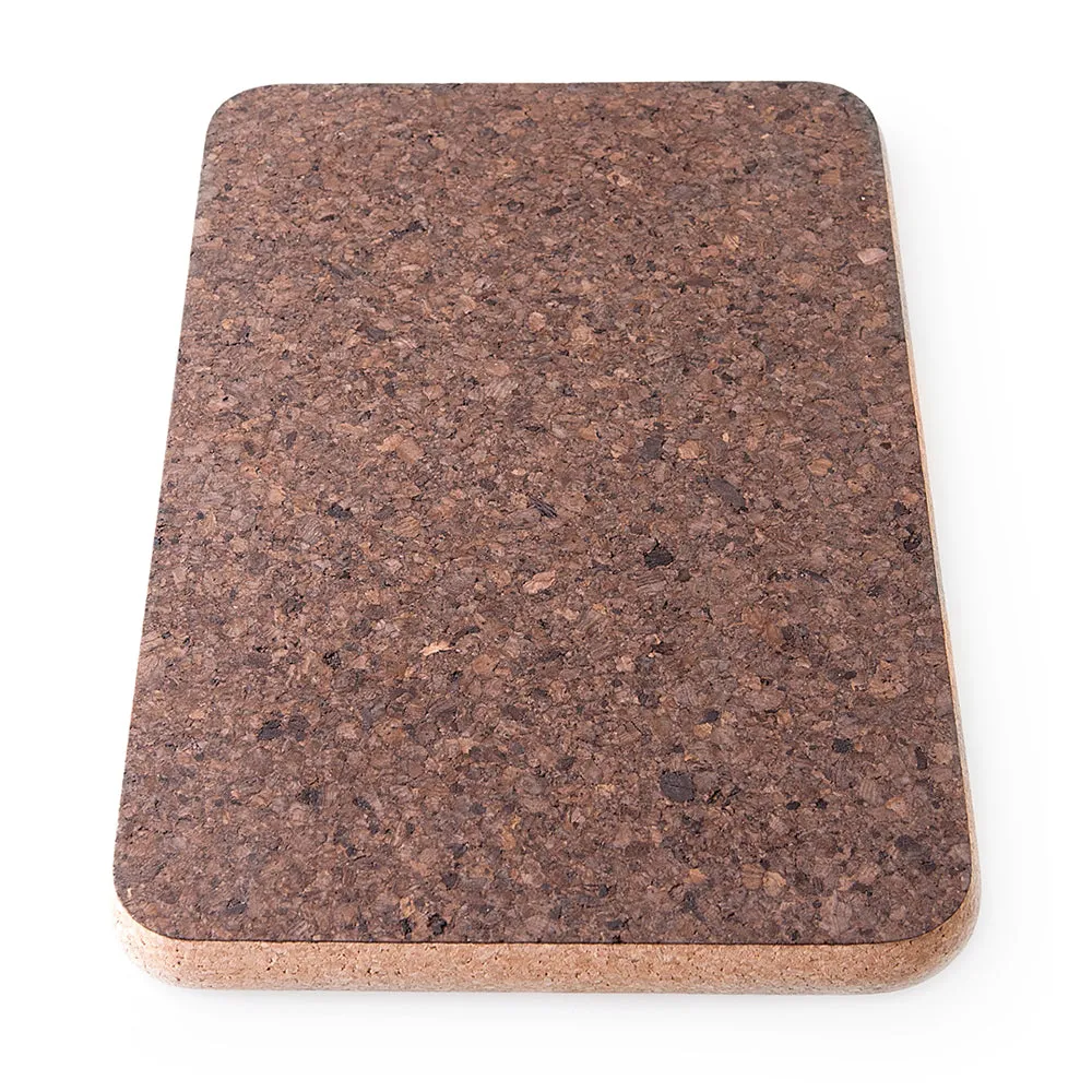 The Essential Ingredient Rectangular Cork Mat - Burnt