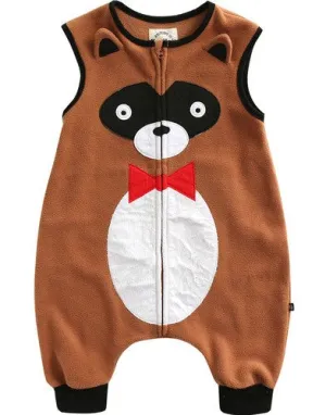 Tie Raccoon Soft Microfibre Blanket Sleeper