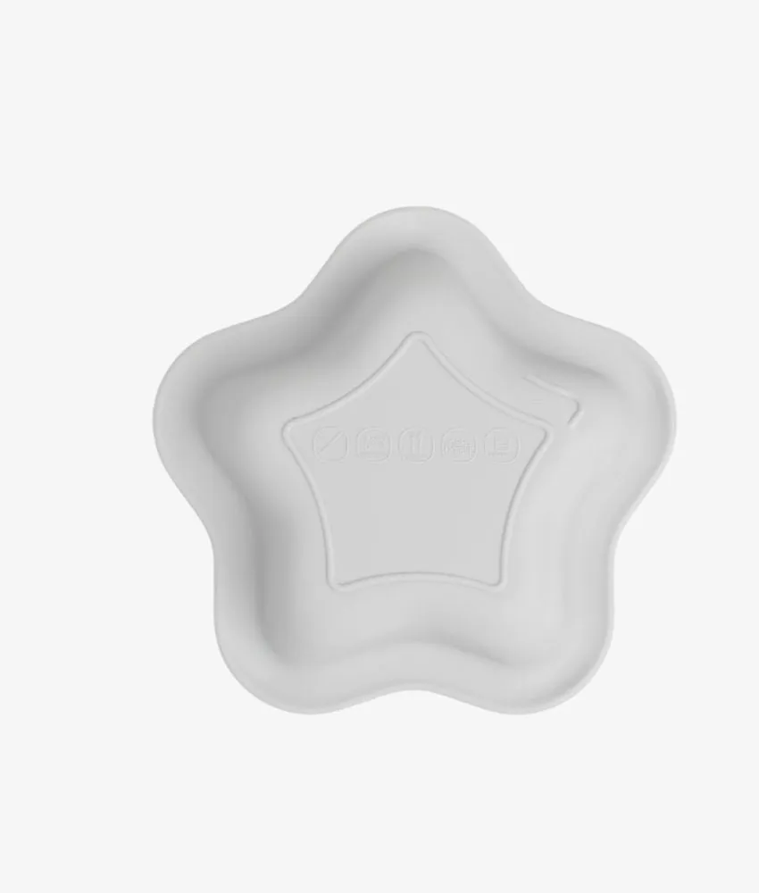 Toddler Silicone Feeding Set Plates, Cup & Cutlery - Grey