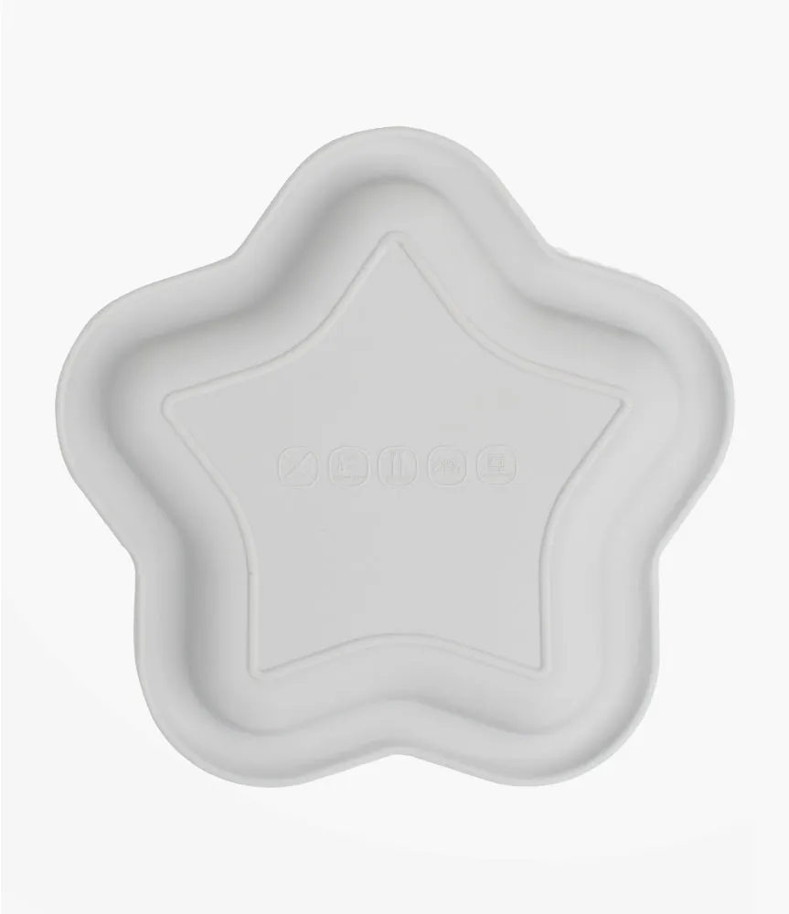 Toddler Silicone Feeding Set Plates, Cup & Cutlery - Grey