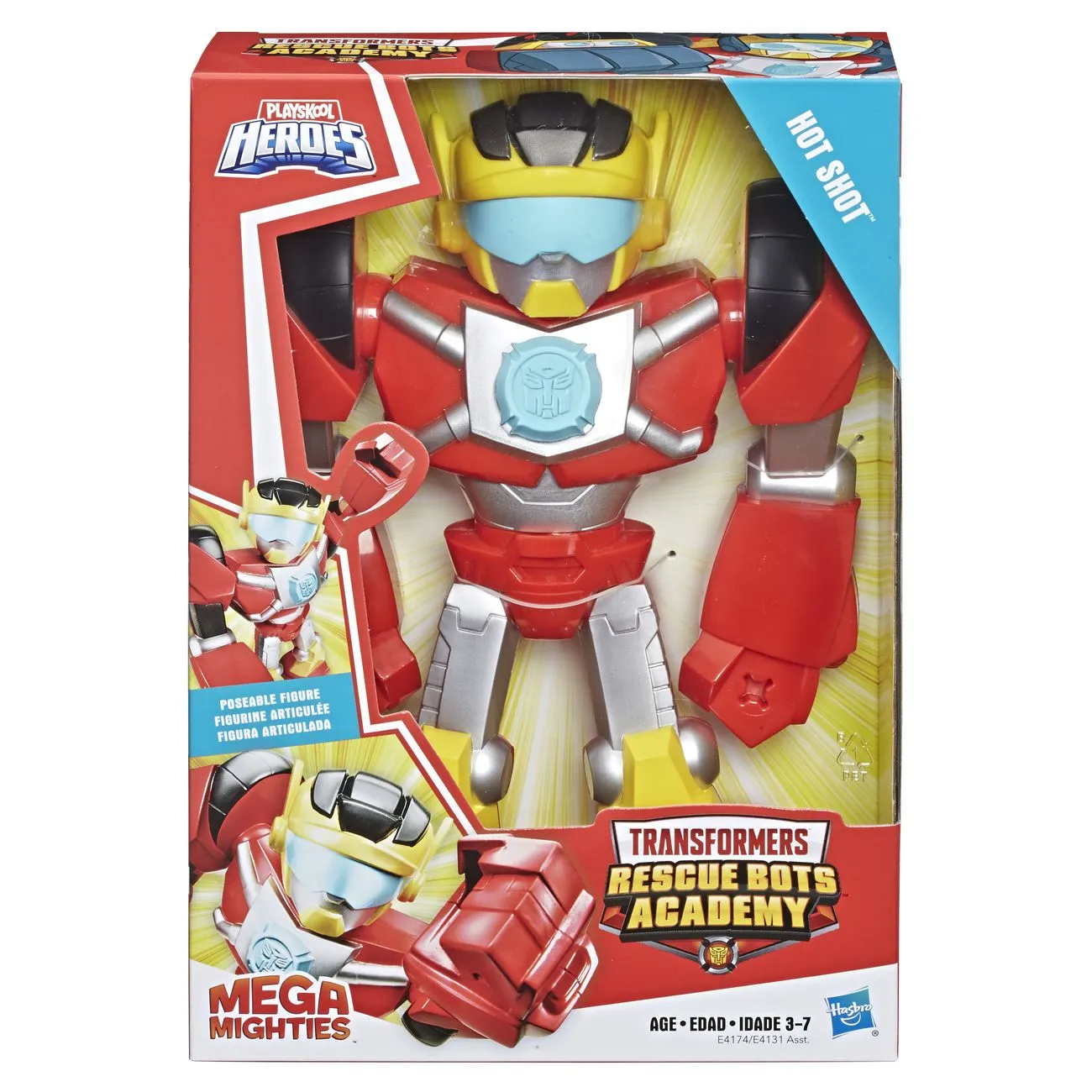Transformers Rescue Bots Academy MEGA Mighties Hot Shot