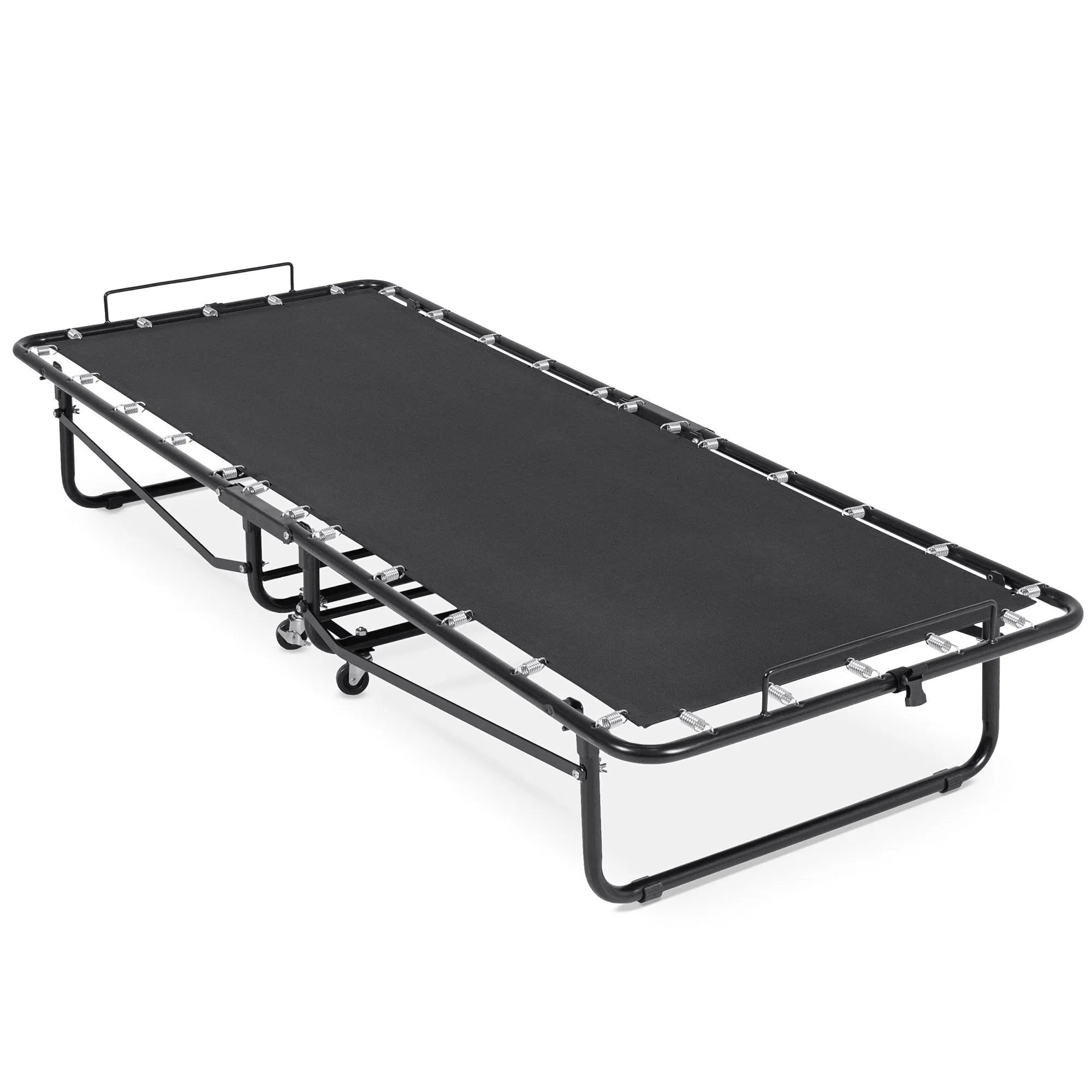 Twin Rollaway Cot-Sized Mattress Guest Bed w/ 3in Memory Foam