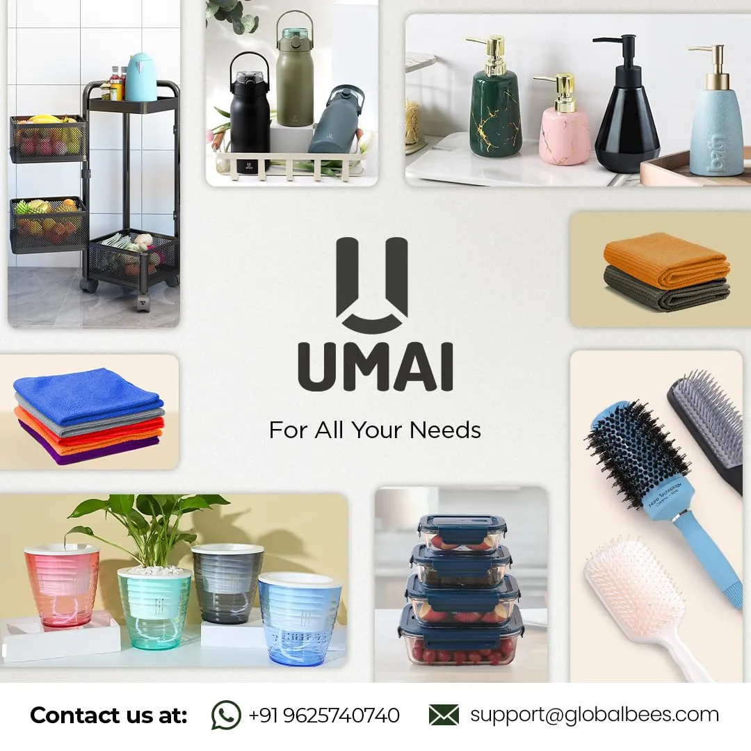 UMAI 2 Pieces Silicone Hot Handle Holders Set|2 Silicone Assists Set|Non-Slip|Heat Resistant|Silicone Pot Holder|Hot Utensils Holder | Kitchen Accessories Items (Sleeves (Black))