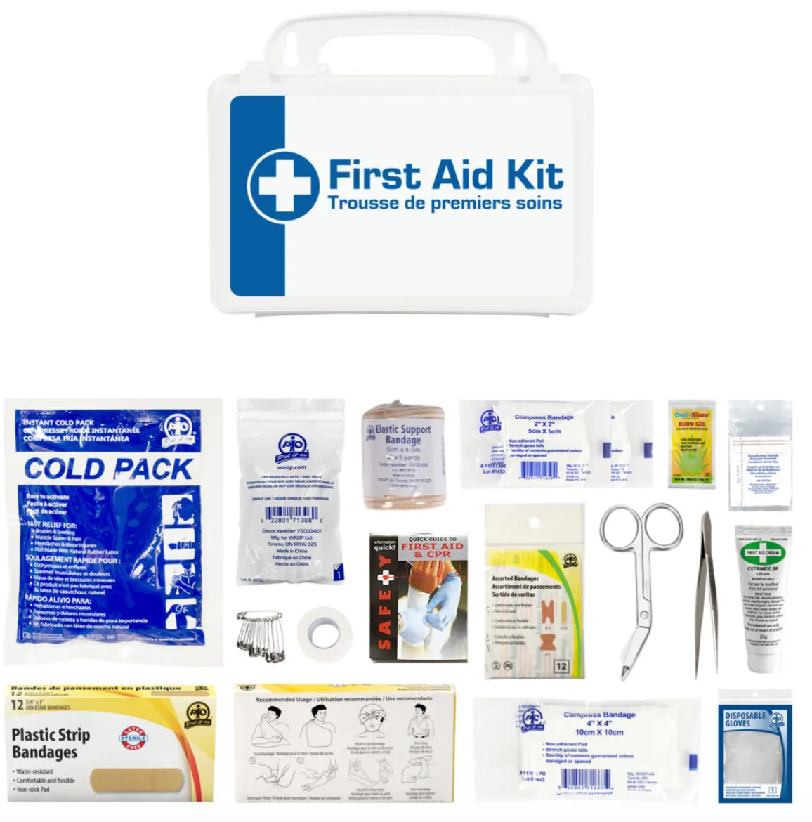 Vehicle Deluxe First Aid Kit 1-5 Employees -  F85VP10D -5/CS