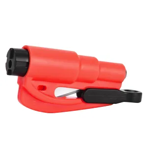 Window Breaker Seatbelt Cutter - Compact Car Emergency Escape Tool - Spring